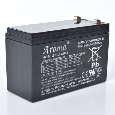 Акумулятор Aroma 12V 9Ah 20HR 6-FM-9 11938 фото