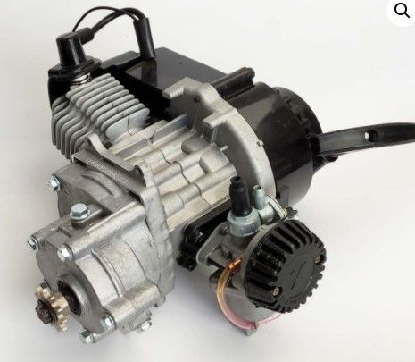 Бензиновый двигатель с редуктором 5:1 11T 49cc для мототехники и квадроциклов 8417 фото