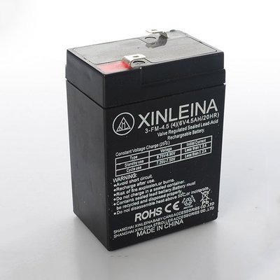 Аккумулятор Xinleina 6v 4.5Ah 20hr 3-fm-4.5 для детского электромобиля 9175 фото
